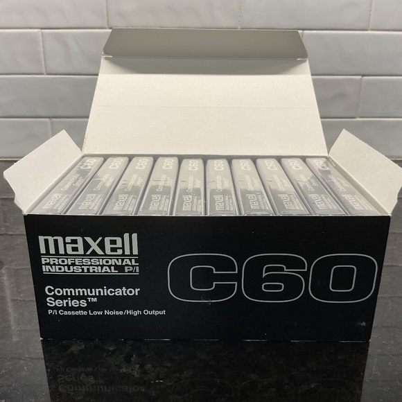 10 Maxell C60 Cassette Tapes - Picture 1 of 5